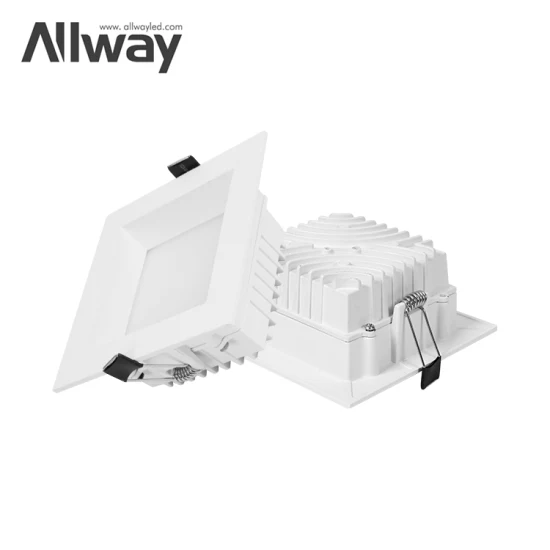 Allway Commercial Wallwasher-Downlight-LED-Einbau-Downlight, schmal, quadratisch