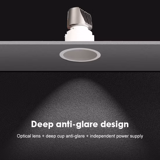 Allway Commercial Wallwasher-Downlight-LED-Einbau-Downlight, schmal, quadratisch