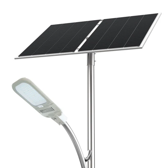 Solar All-in-Two-LED-Straßenlaterne zum Fabrikpreis
